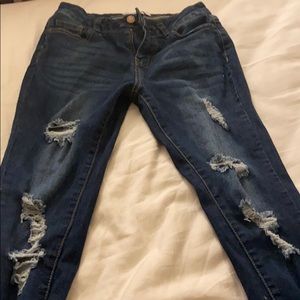 encore dark blue jeans